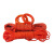 安先达救生绳 应急救援漂浮安全绳 防汛水上救生绳 8mm橘色反光绳30米配环钩