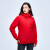 星工（XINGGONG）冲锋衣 三合一户外防寒保暖防水防风外套 女款两件套 中国红 XK码