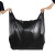 普利赛拉 手提式黑色垃圾袋 加厚大号垃圾袋塑料袋打包袋 黑色 加厚65*97cm  50个/包