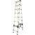 臻工品 铝合金竹节人字梯 竹节梯伸缩梯子加厚 2.9m 单位：个
