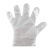 COFLYEE  一次性pe手套透明防油美发餐饮外卖加厚塑料薄膜防水 简装足重0.6克普通款(100只/包)