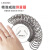笠农戒指圈 手指尺码测量圈号码金属测量环指围测量器 港度合金圆形1-33(中国尺寸)