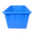 金兽 120L塑料水箱 外径:703*490*385mm大号水箱水产运输箱长方形胶箱可定制 GB1004 加厚蓝色