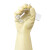 工业乳胶手套劳保胶皮耐酸碱防水防滑耐磨加长加厚防护 40cm 45cm一双 黄色