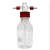 螺口洗气瓶GL45气体洗瓶缓冲瓶密封耐腐250/500/1000ml安全瓶包邮 100ml红盖整套