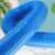 pvc波纹管蓝色橡胶软管排风管雕刻机吸尘管通风软管排气管伸缩管 ONEVAN 180mm*1米