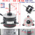 扬笙福仁聚益YDK-250-6铜线电机220V 250W空调热泵散热风机外机风扇马达风叶 深红色