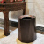 定制垃圾桶风客厅卧室卫生间双层木纹北欧现代新中式 浅色木纹(大号)+100只加厚垃圾
