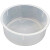 沪教（HUJIAO）塑料水槽 透明 化学实验器材器皿耗材实验用 大号圆形水槽/直径25cm*高10cm