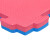 海斯迪克 泡沫垫拼接地垫 跆拳道客厅卧室儿童游戏拼接地垫 红蓝-T型纹 厚2cm 1*1米 HZL-171