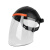 沐鑫泰定制适用于安全帽带防护面罩割草机切割打草机喷农角磨机防飞溅镜 黑色