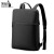 袋鼠（KANGAROO）薄款商务笔记本电脑包新款双肩包男士背包多功能休闲书包 672黑色(皮膜版本)