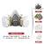 淘正防有毒气体防毒面具化学实验室专用口罩化工防硫化氢气体味面罩工业防酸 【打农药】双罐防尘毒7件套配7号滤毒盒+10片滤棉