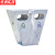 京洲实邦 户外不锈钢分类垃圾桶商用物业果皮垃圾箱【201双桶G款】ZJ-2661