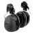 定制3M PELTOR X3P3/X4P3/X5P3 挂安全帽式耳罩机场工地抗噪音耳 X5P3安全帽耳罩(36分贝)