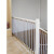 奇步现代轻奢铝镁立柱网红金箍棒款楼梯护栏实木扶手护栏欧式简约室内 白色QS-121款
