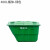 富都华创 大型塑料环卫车 桶体绿色有盖 垃圾车手推保洁清运车移动户外垃圾桶大号 FDHC-LJC-04