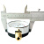 屹选工品 气动元件 空压机配件气泵压力表 单位：件 1/4立式径向压力表[约13mm] Y60 