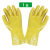 工业防水耐油耐酸碱橡胶手套 全浸塑杀鱼橡胶止滑加厚全胶皮防水 黄色浸塑手套(1双) 均码