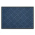 兰诗 WSD2205 商用丙纶橡胶地垫耐磨耐蹭地毯室外防滑菱形拼纹脚垫 贵族蓝120*180cm