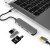 AJIUYU 拓展器Type-C转千兆网口网线USB-C扩展USB3.0读卡器HDMI转接头雷电3 5合1 Type-c扩展坞USB3.0+HDMI  海尔笔记本电脑(凌越S4-X)等系列