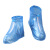 利雨 防水套加厚耐磨成人防雨套中高筒 雨鞋套 10件 珠光蓝2XL码 