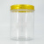 海斯迪克 HKL-1157 密封罐 透明塑料瓶 干果瓶包装瓶子带盖子 85*110mm 金色铝盖款*10个