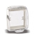 定制适用家装面板个性时尚现代风C3白色一开五孔双控86型套装 透明防溅盒