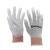 Raxwell尼龙针织PU工作手套,掌浸，尺寸S，10副RW2440