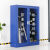 防暴器材柜学校幼儿园保安应急反恐器械柜安保八件套装备柜钢叉柜 1.6米高蓝色器材柜(加厚)钢化玻
