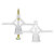 稳斯坦 WY0181 塑料飞机形膨胀管 石膏板空心墙膨胀螺丝 飞机不带钉(100个)