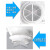 德银  排气扇4寸换气扇5寸排风扇窗式卫生间换气扇 4寸（开孔100mm）+1米开关线