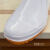 低筒白色雨鞋防滑低帮水鞋浅筒雨靴短筒水靴耐油耐磨劳保胶鞋 白色 39