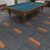 台球室专用方块毯办公室拼接会议室公司满铺俱乐部大面积工装地毯 埃菲尔墨蓝色 拍1份=8平方