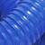 冰禹 BY-7528 波纹塑料管道 新风pe管风管软管 软管通风双壁波纹管配件 φ75mm 蓝色50米