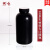 塑料大口圆瓶 HDPE广口塑料瓶 样品瓶 取样瓶 白色黑色实验室分装 黑色大口1000ml
