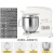 TYX  打蛋机/和面机多功能鲜奶机7LG商用鲜奶搅拌机 厨师机 机械款-单层桶-白色