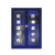 防暴器材柜安保器材装备柜防暴柜全套不锈钢柜防爆柜箱学校可订做 180*90*55cm加厚单柜子(蓝色) #用装备