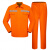 金臻赫 秋冬季工作服套装厚款加反光条工作服劳保服工装套装 LS-5005橘黄色 M