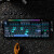 KEYSME Lunar01 太空船机械键盘赛博01客制化磁轴热插拔Gasket结构无线蓝牙背光铝厂激光轴带FN电竞键盘 Lunar 01黑月光键盘 佳达隆银轴Gpro3.0（线性轴）