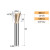 钨钢铝用合金子口旬刀HDK燕尾槽铣刀45度60度CNC数控 1/4*7/8222