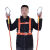 适用安全带工地施工保险带高空作业安全带全身五点式攀岩安全 欧式双大钩带缓冲