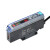 FS-V11数显光纤放大器控制器红外感应光电传感器对射漫反射 M4双头对射光纤线长1米