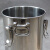 304不锈钢密封桶米桶防潮储物桶厨房密封罐干粮储存桶 25斤装(直径25高30)13升/三扣