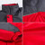 通达雨 加厚防水保暖冲锋衣 秋冬款防寒外套 耐磨劳保工作服 TDY-618 红色 3XL码