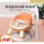 好娃娃（howawa）旗下宝宝吃饭餐椅婴儿童凳子卡通多功能叫叫椅靠背小板凳家用防滑 单椅-维尔粉-PU软垫(无声)+增高