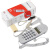 定制QIYO琪宇A666来电显示便携式查线机查话机 电信联通铁通抽拉免提 灰白色C019带来电显示带线盒