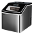 惠康（HICON）制冰机商用小型奶茶店小型30/35kg台式家用迷你全自动方冰块制作机器 【初级款】日产30KG-手动加水