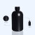安达通 塑料小口瓶 黑色避光塑料细口瓶刻度带内盖塑料瓶 150ml（白色 10个/包) 