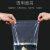 海斯迪克 加厚透明PE高压平口袋 内膜塑料袋 10丝 80*80cm(100个)  H-55